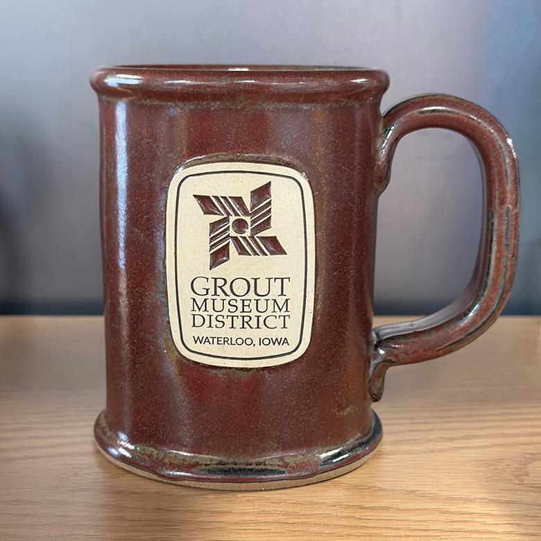 Grout Museum Sunfire Red Mug